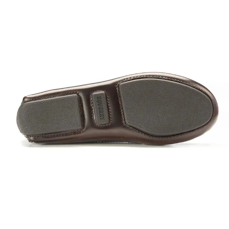 2485 - Brown Polished Leather Soft Loafer for Girl by London Kids