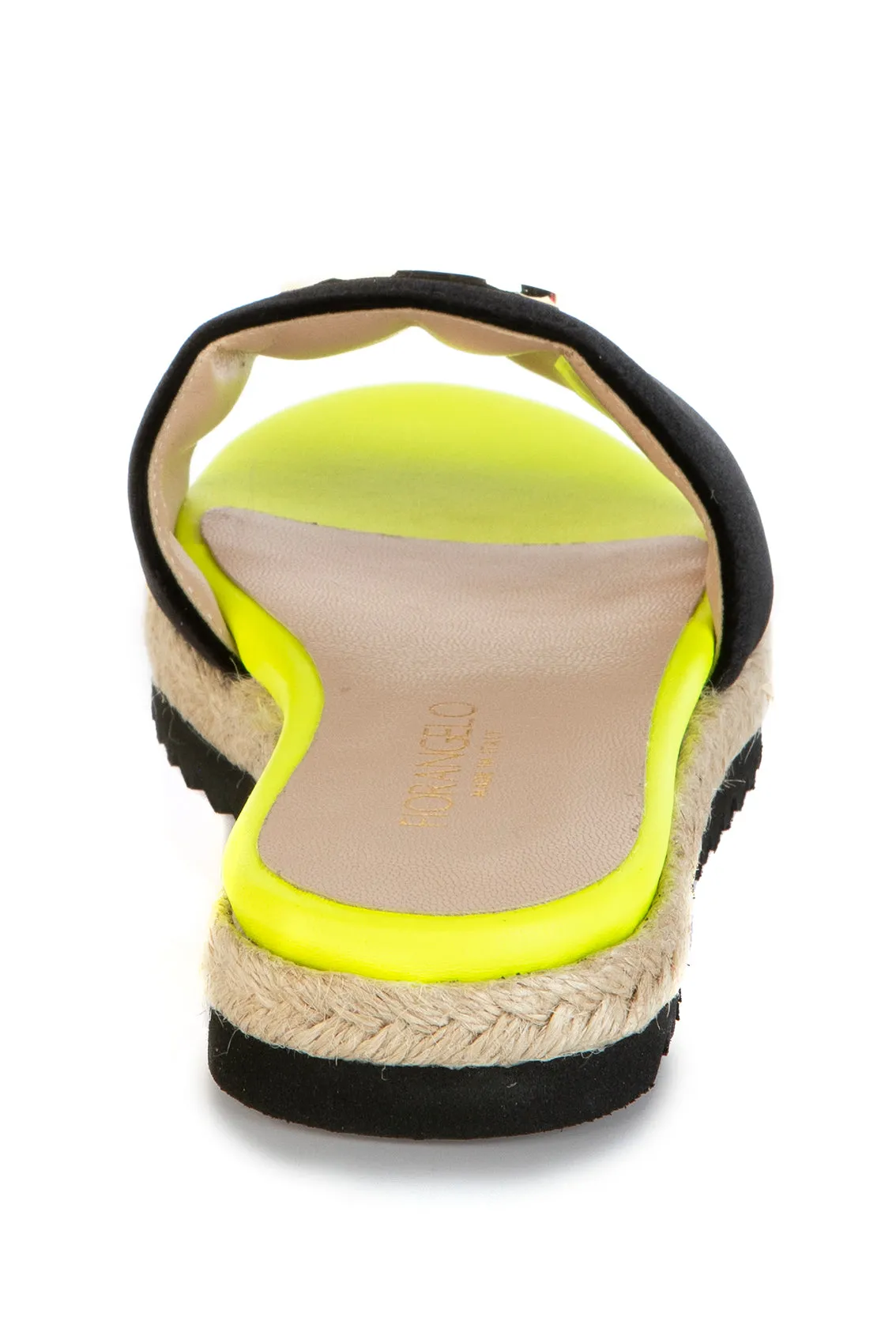 8539 Fiorangelo Sandals / Black-Yellow