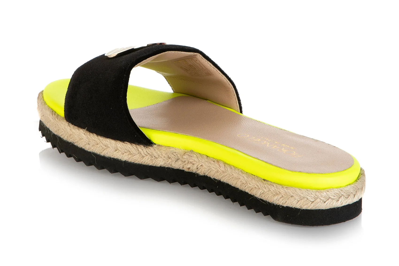 8539 Fiorangelo Sandals / Black-Yellow