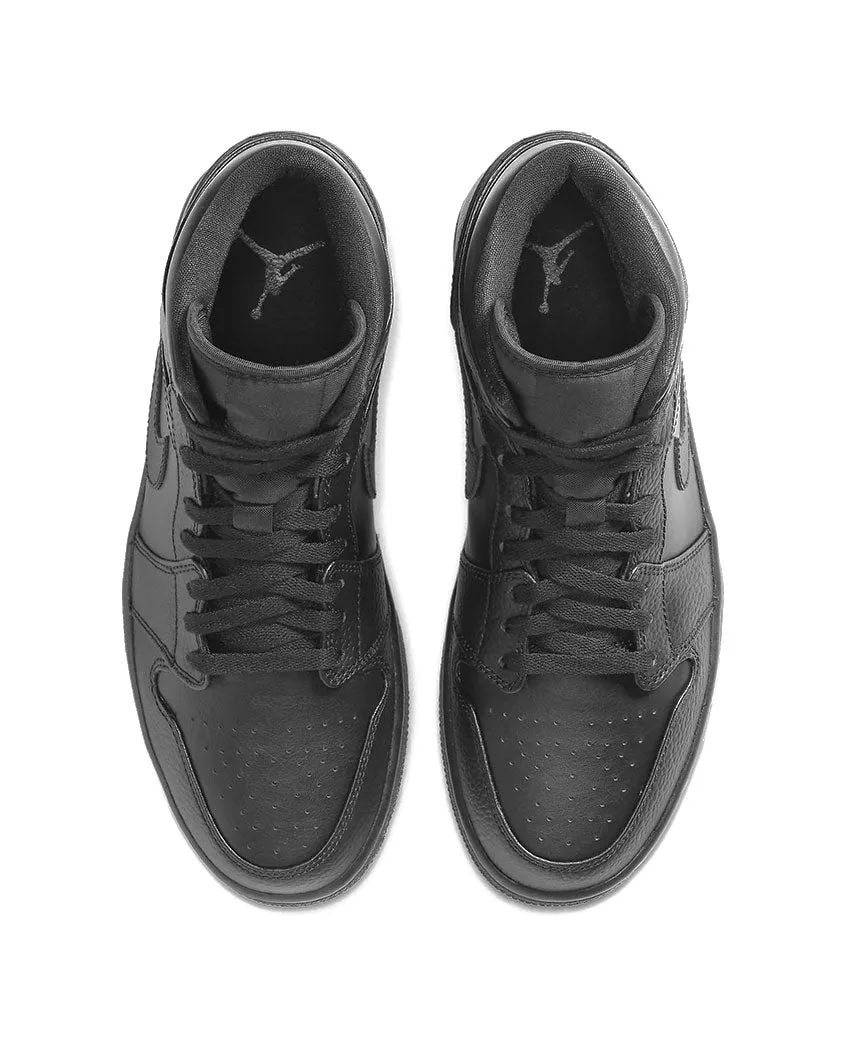 Air Jordan 1 Mid Triple Black