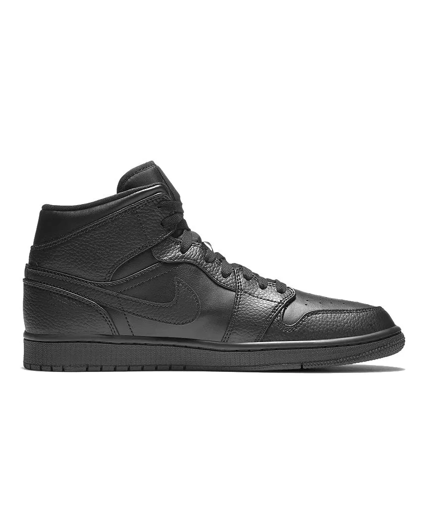 Air Jordan 1 Mid Triple Black