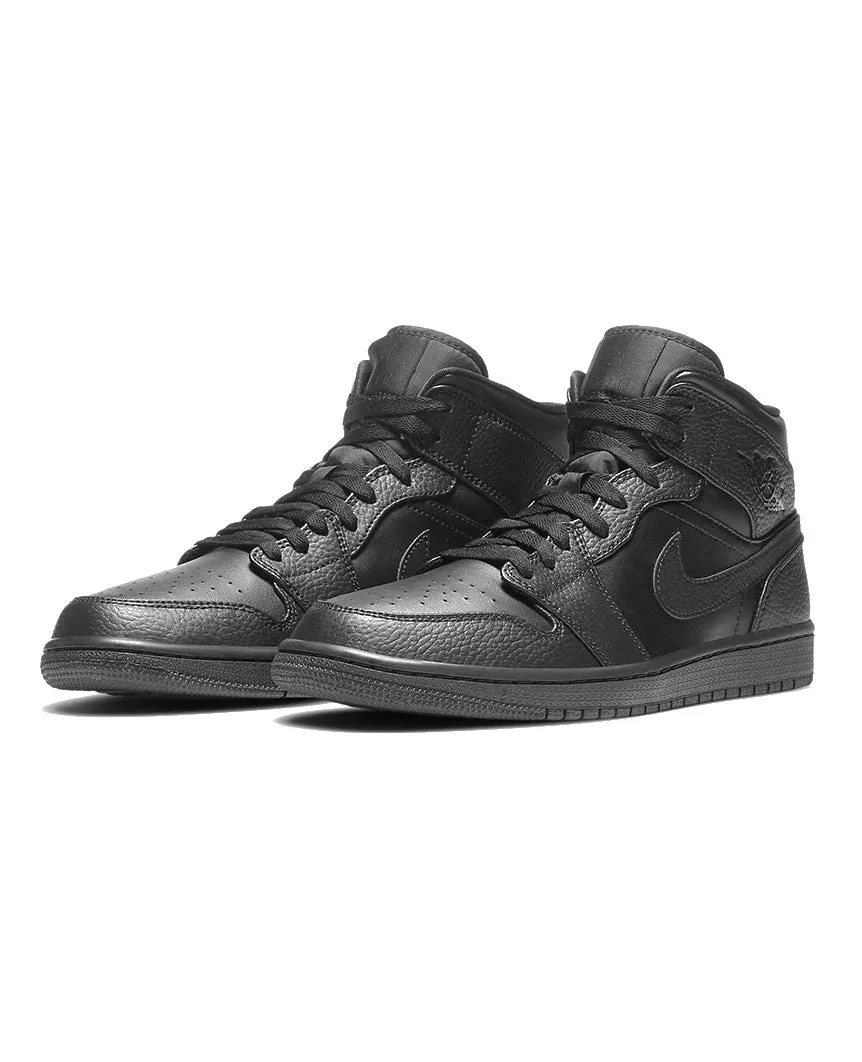 Air Jordan 1 Mid Triple Black