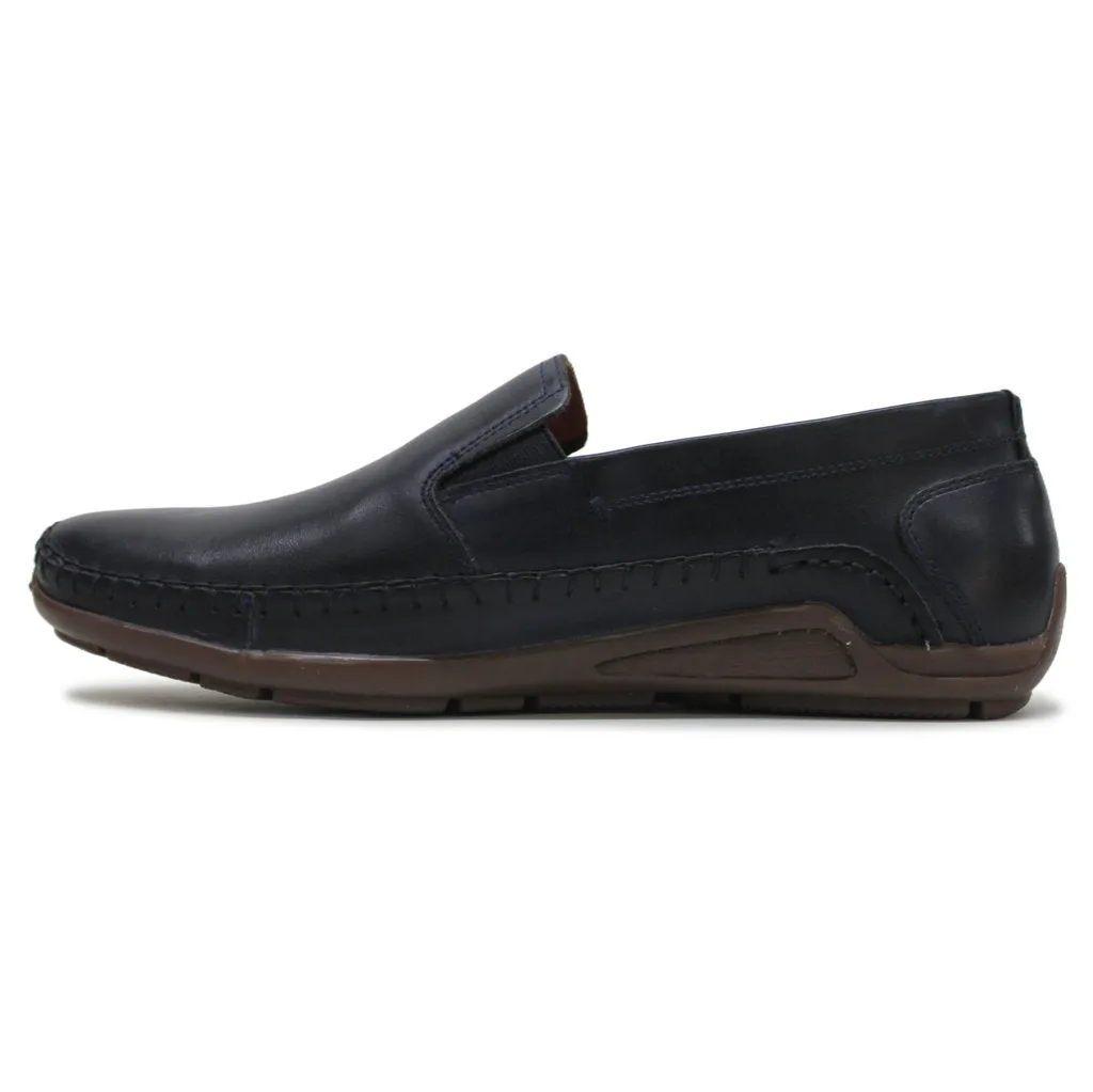 Azores Calfskin Leather Men's Moccasins