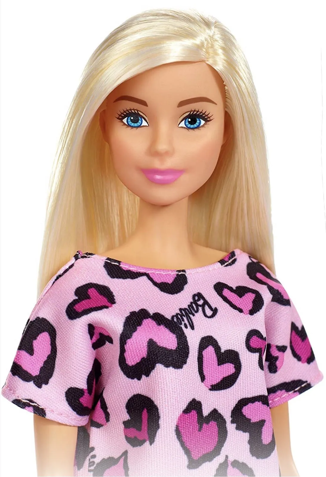 Barbie Basic Fashion Doll Blonde Hair Pink Dress