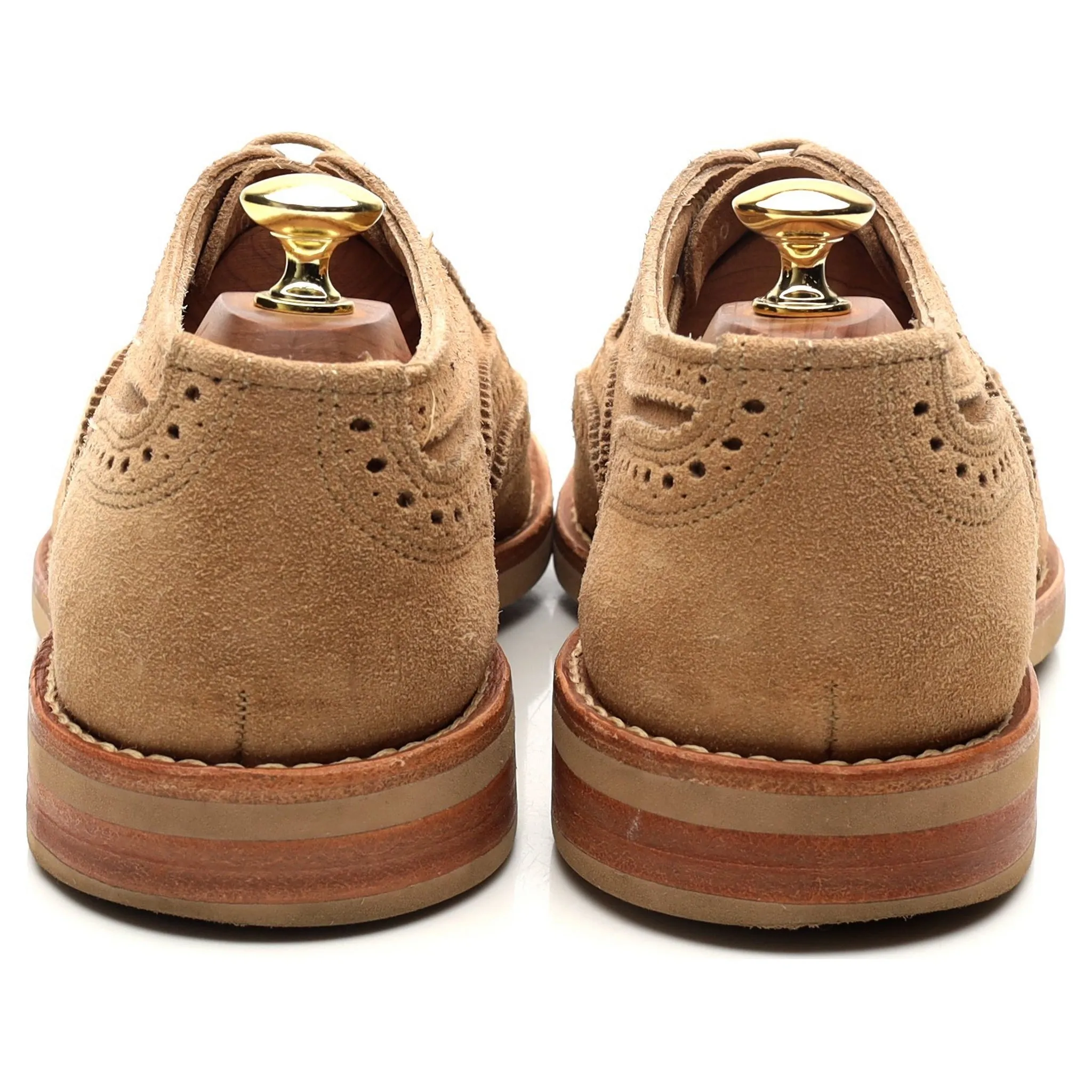 Beige Suede Oxford Brogues UK 9 US 10 B