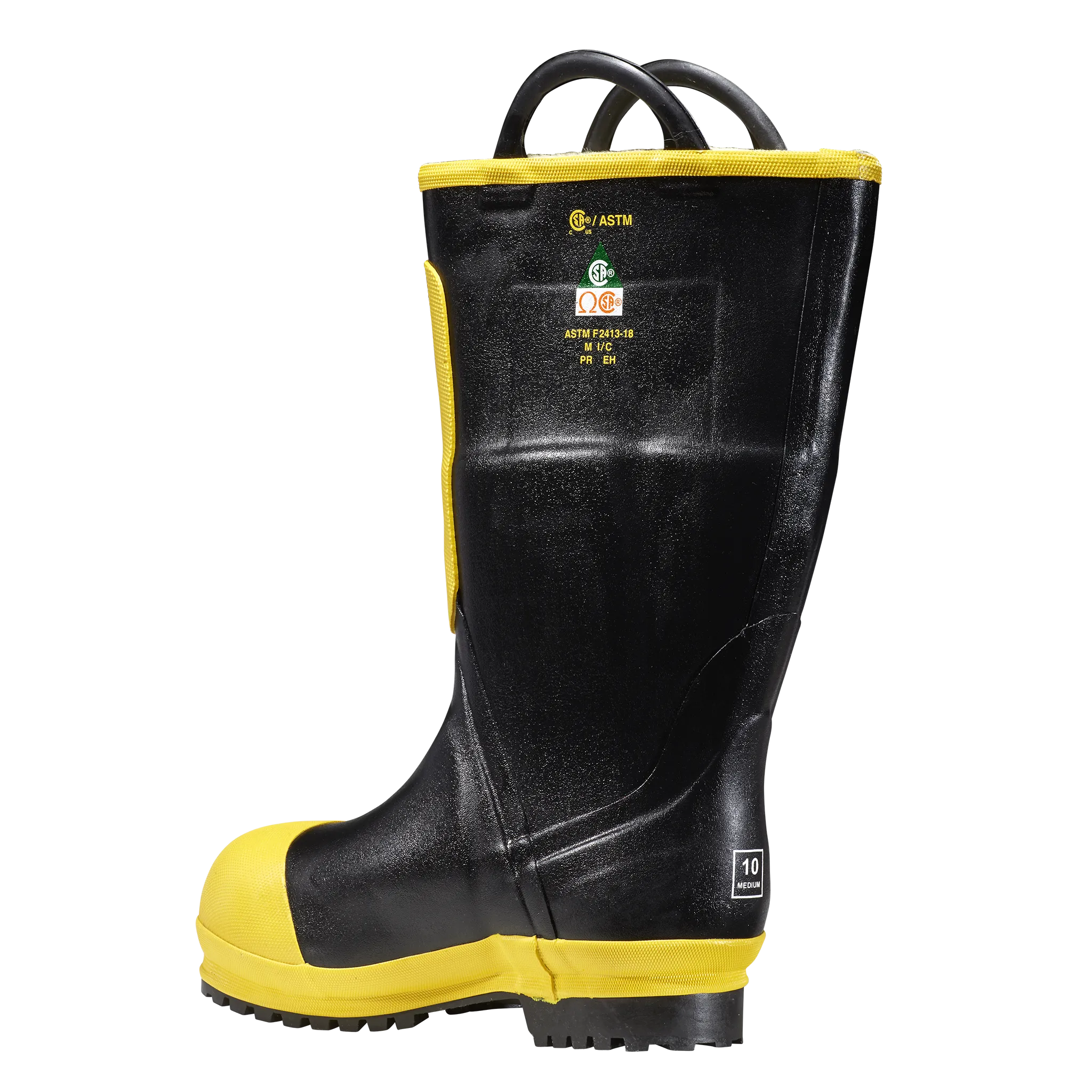 Black Diamond Rubber Firefighter Boots, 16" (6999451)