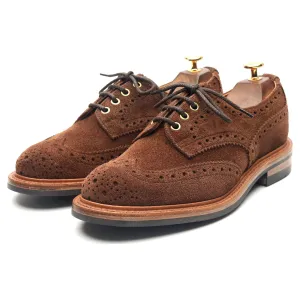 'Bourton' Brown Suede Country Derby Brogues UK 6.5