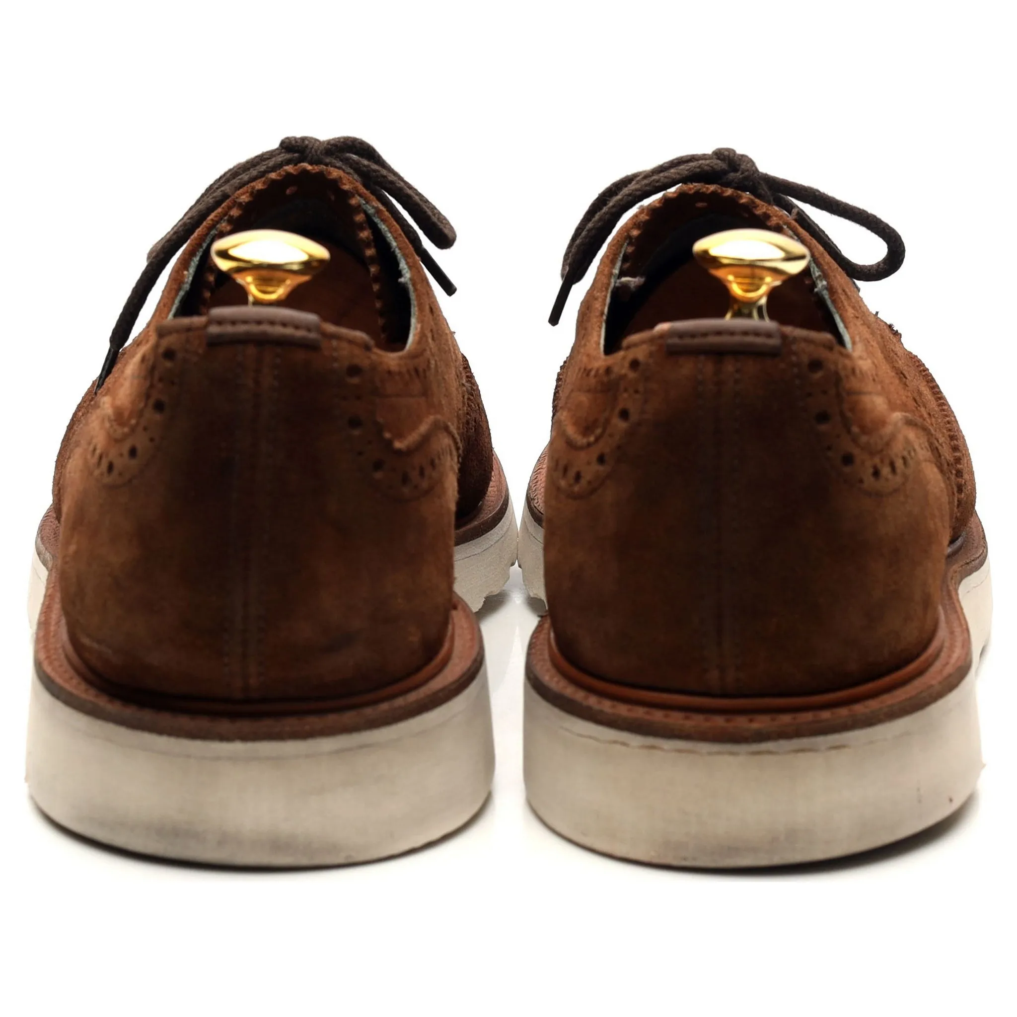 'Bourton' Brown Suede Derby Brogues UK 11