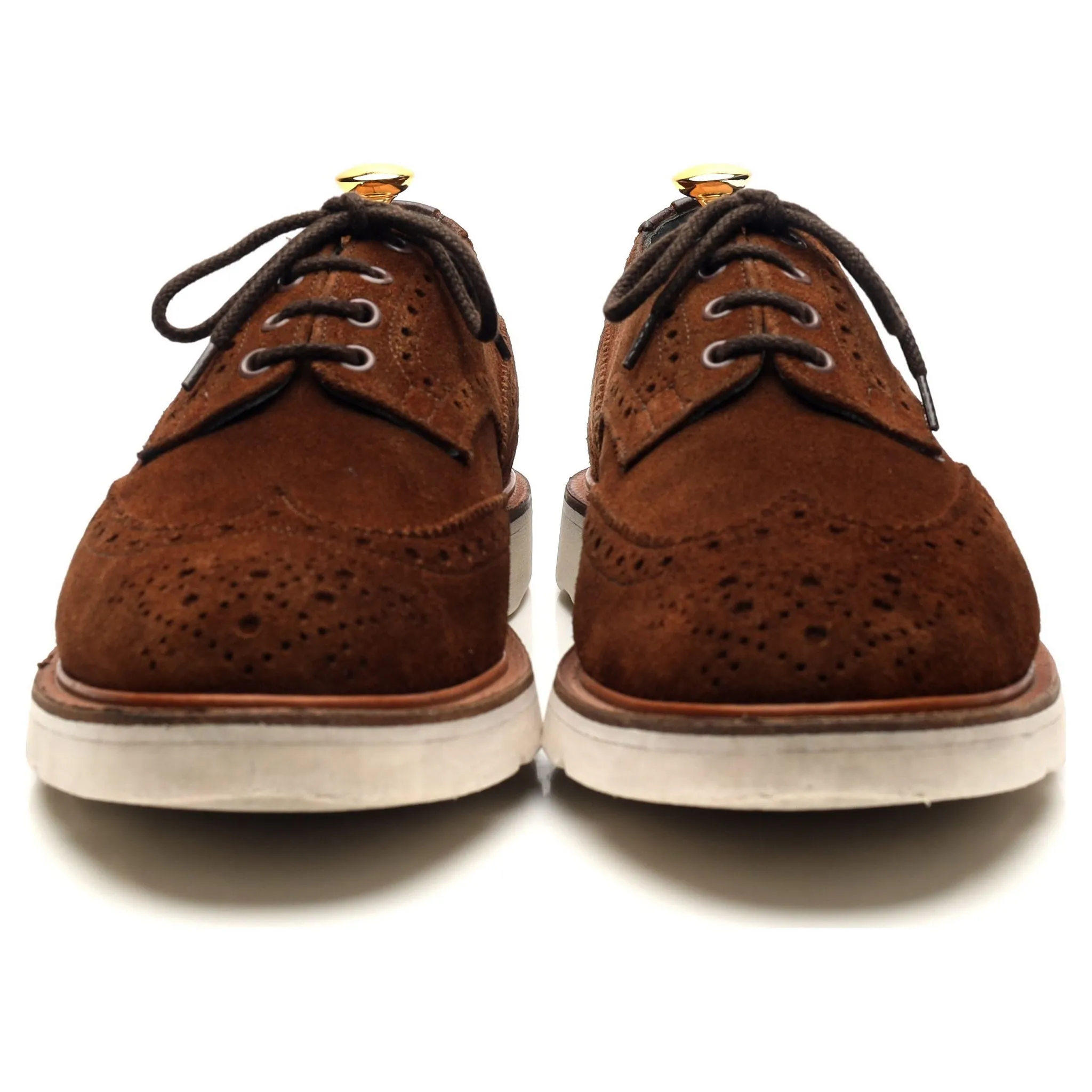 'Bourton' Brown Suede Derby Brogues UK 11