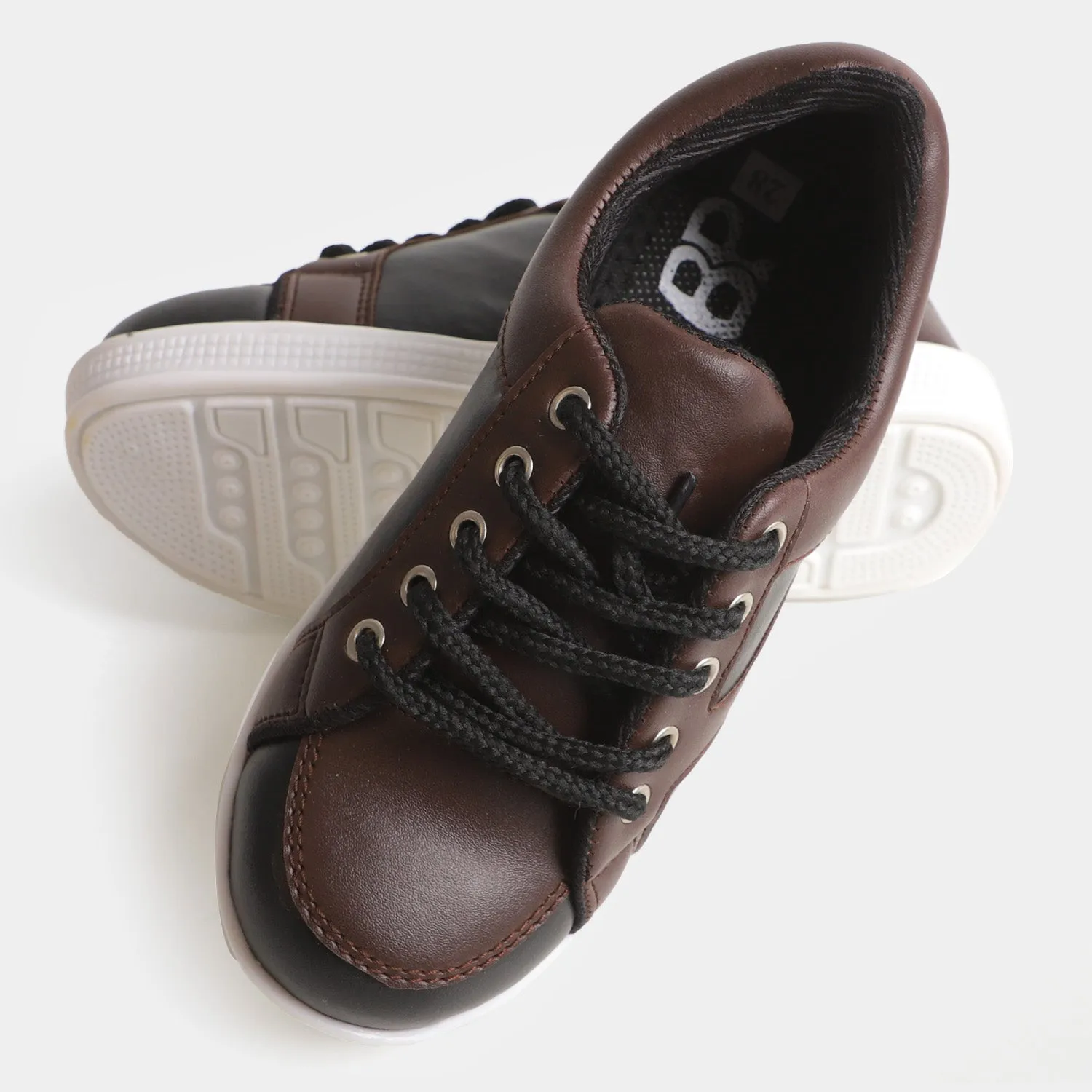 Boys Casual Sneakers 203-5 - Black/Brown