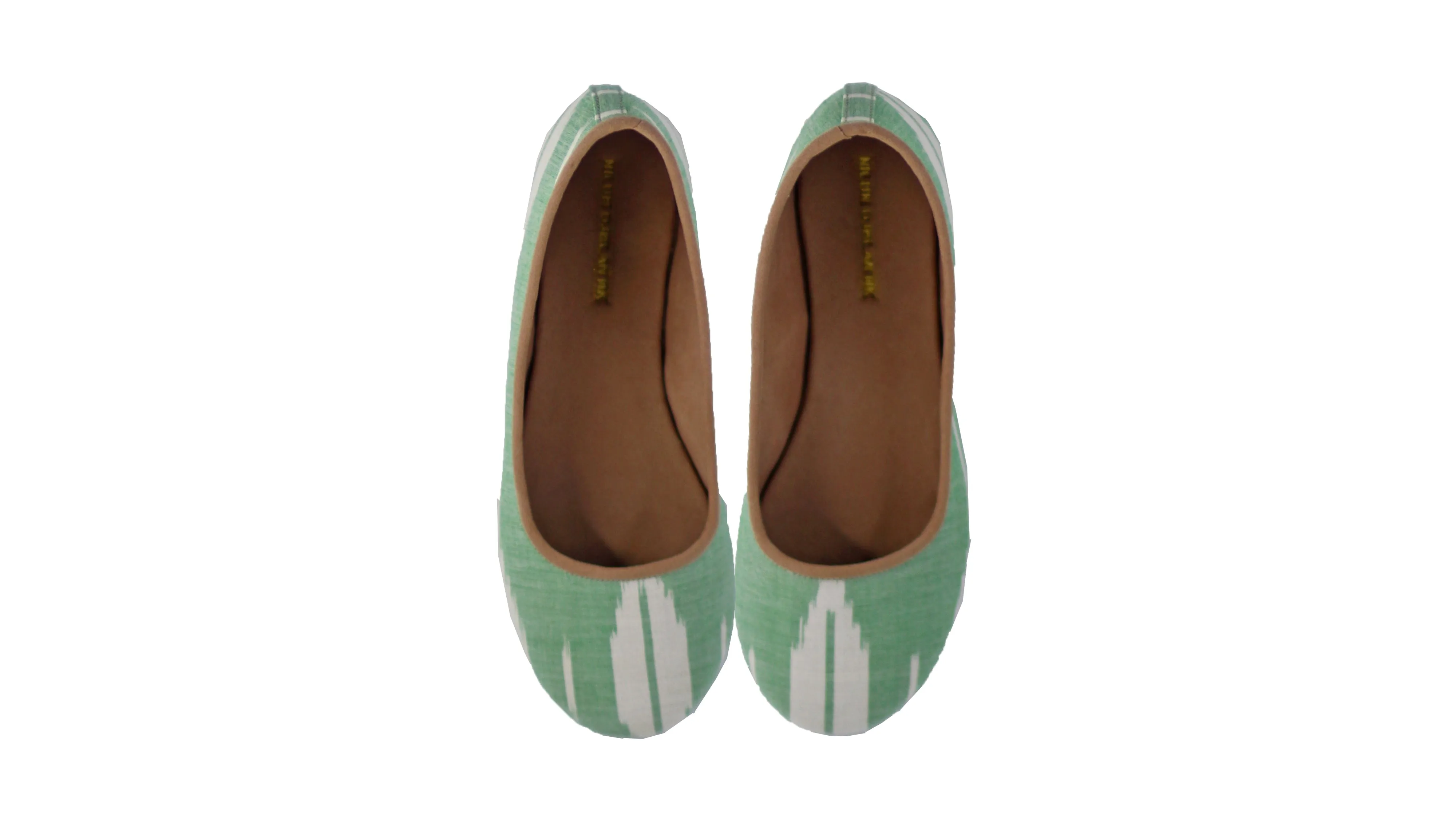 Brigitte 20mm Ballet - Green Pioni Endek