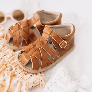 Brown Closed Toe Sandals