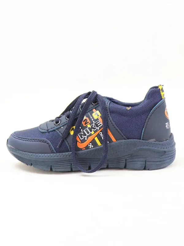 BS17 Boys Shoes 8Yrs - 17Yrs NK Blue