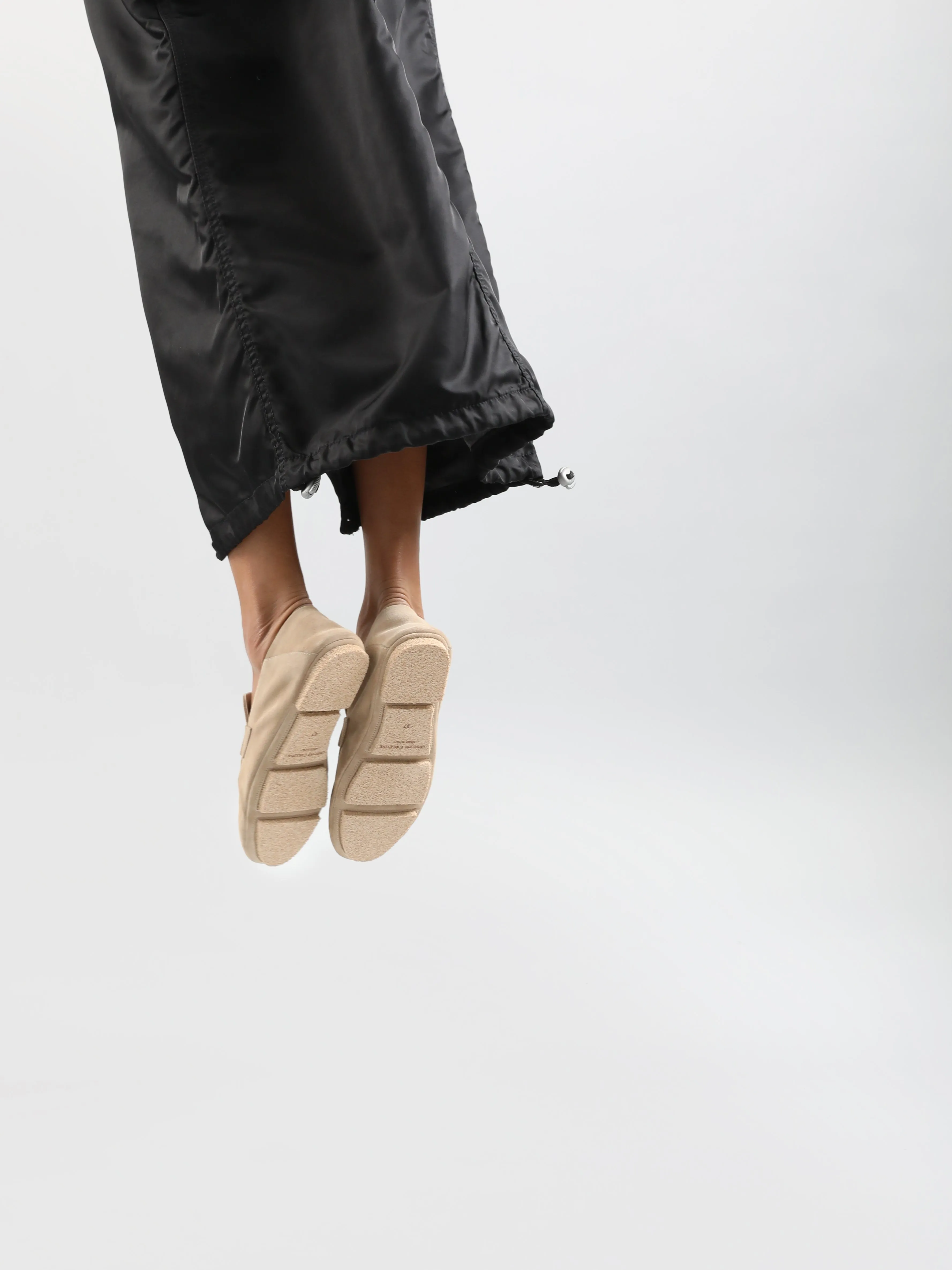 C-SIDE 101 - Ivory Suede Loafers