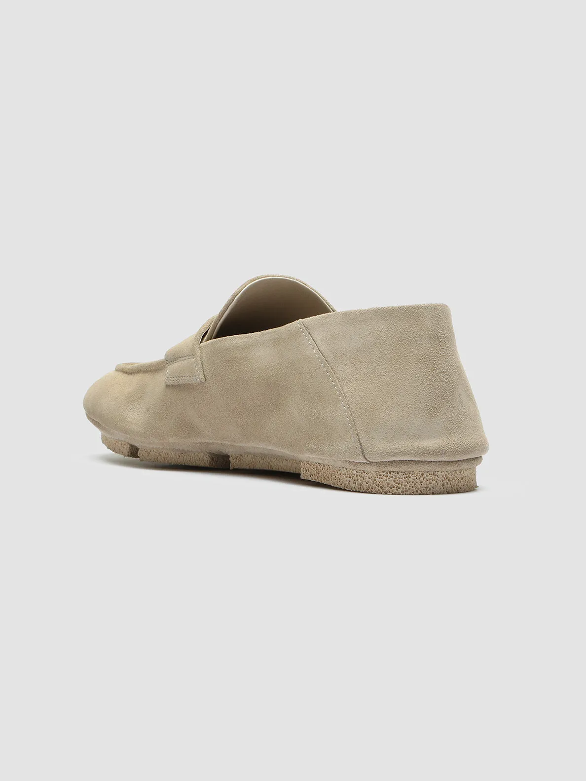 C-SIDE 101 - Ivory Suede Loafers