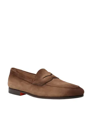 Carlos Suede Loafer in Brown