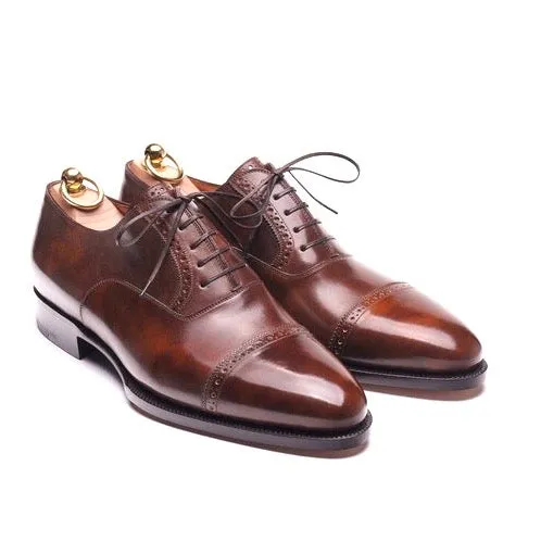 Chelmer Museum Calf Cap Toe Oxfords