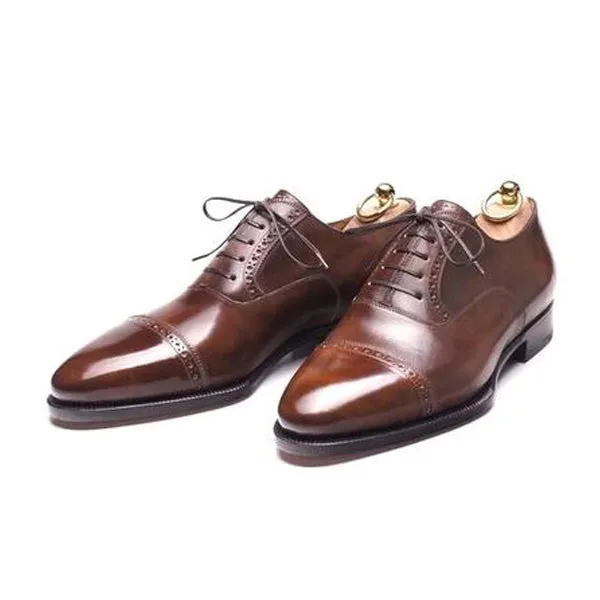 Chelmer Museum Calf Cap Toe Oxfords