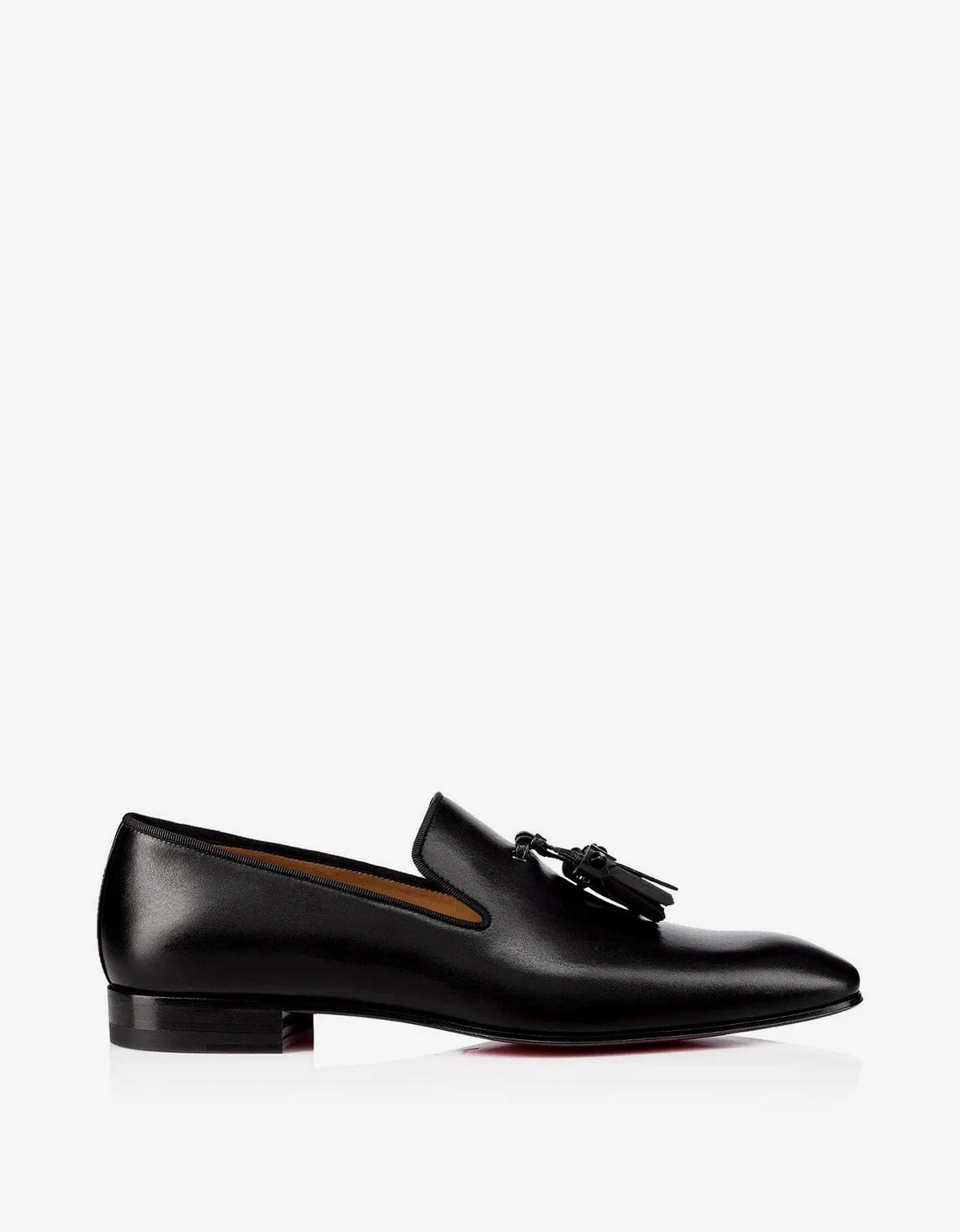 Christian Louboutin Dandelion Tassel Black Loafers -