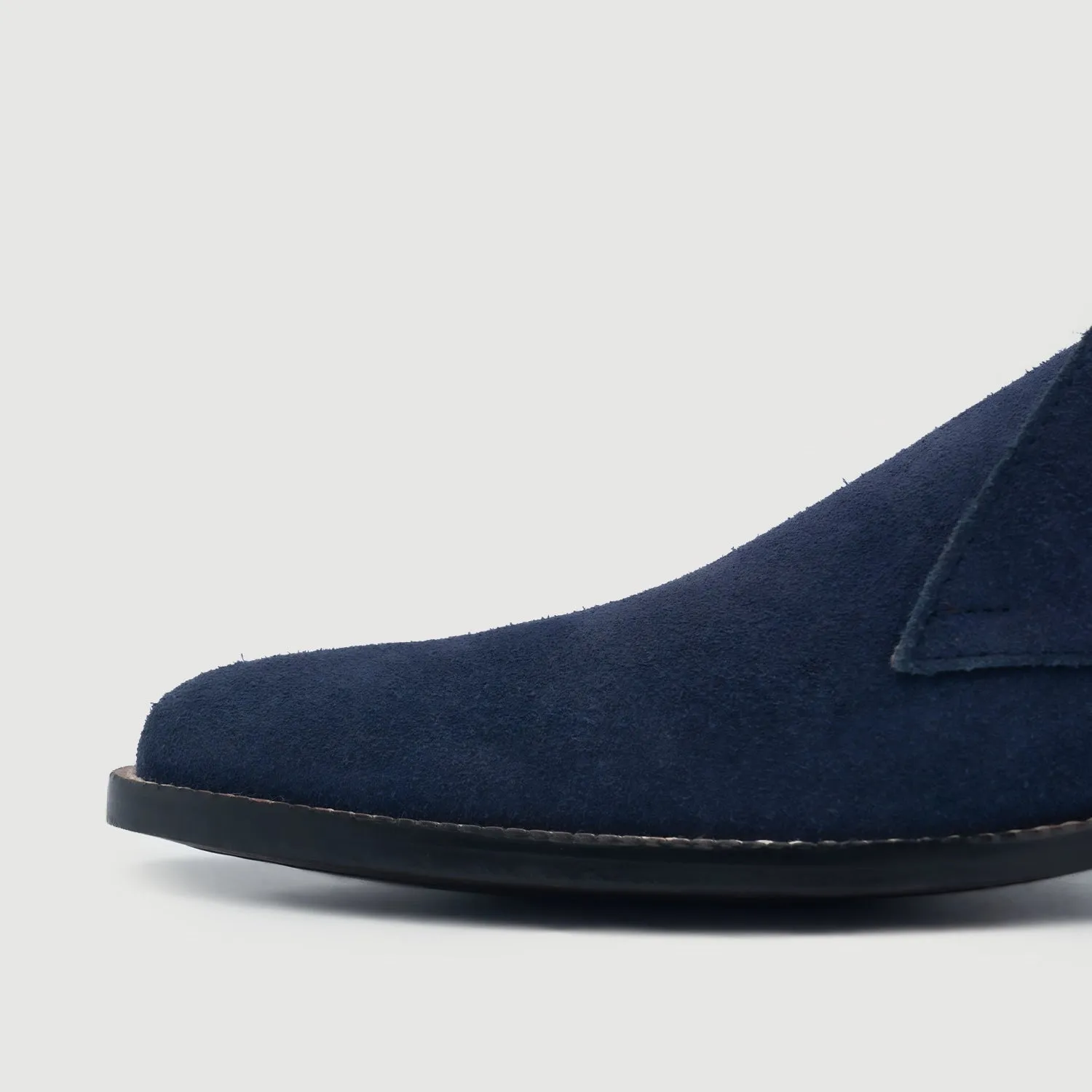 Corry Chukka Midnight Blue Suede Leather Boots