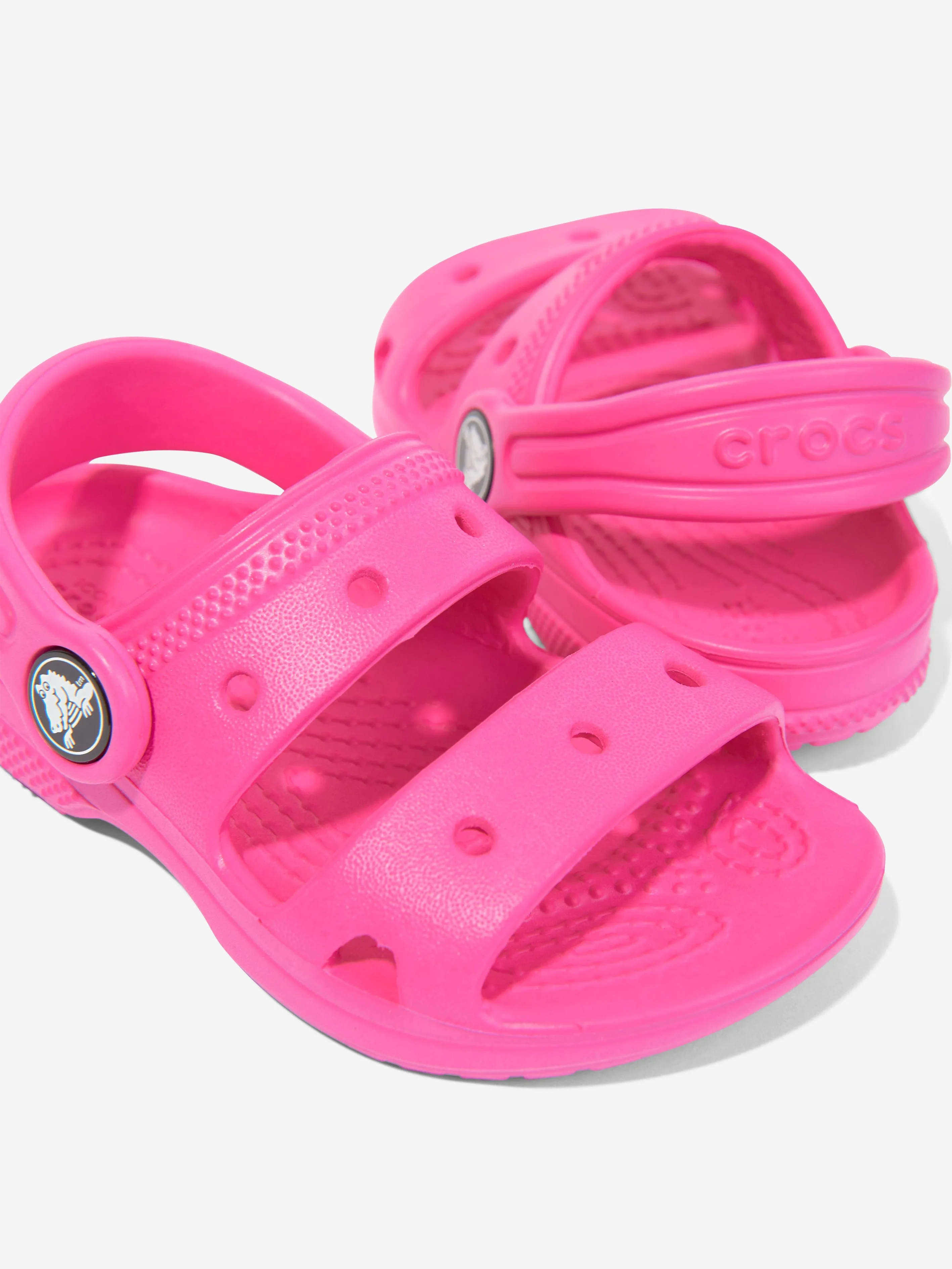 Crocs Girls Classic Crocs Sandal in Pink