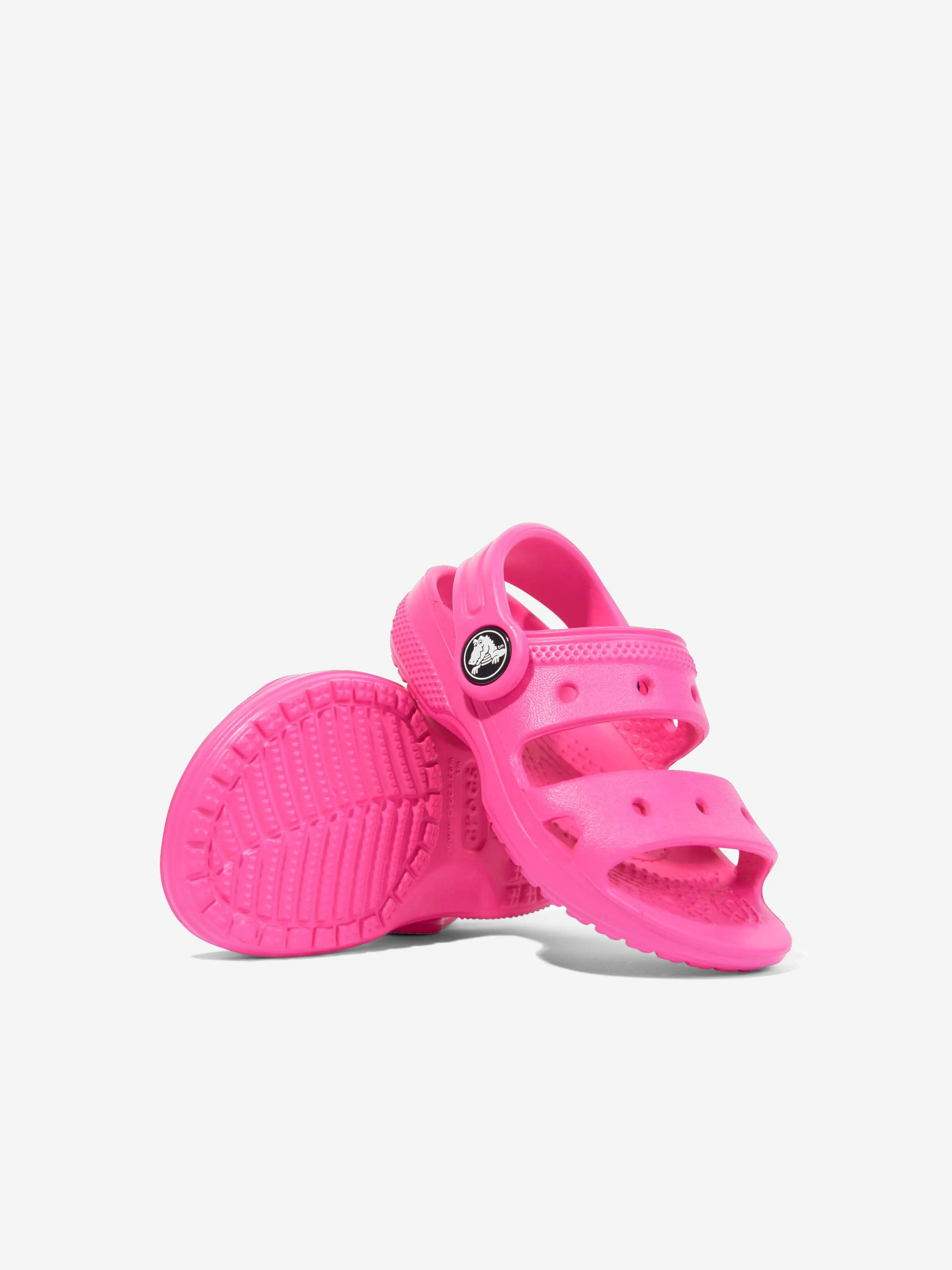 Crocs Girls Classic Crocs Sandal in Pink