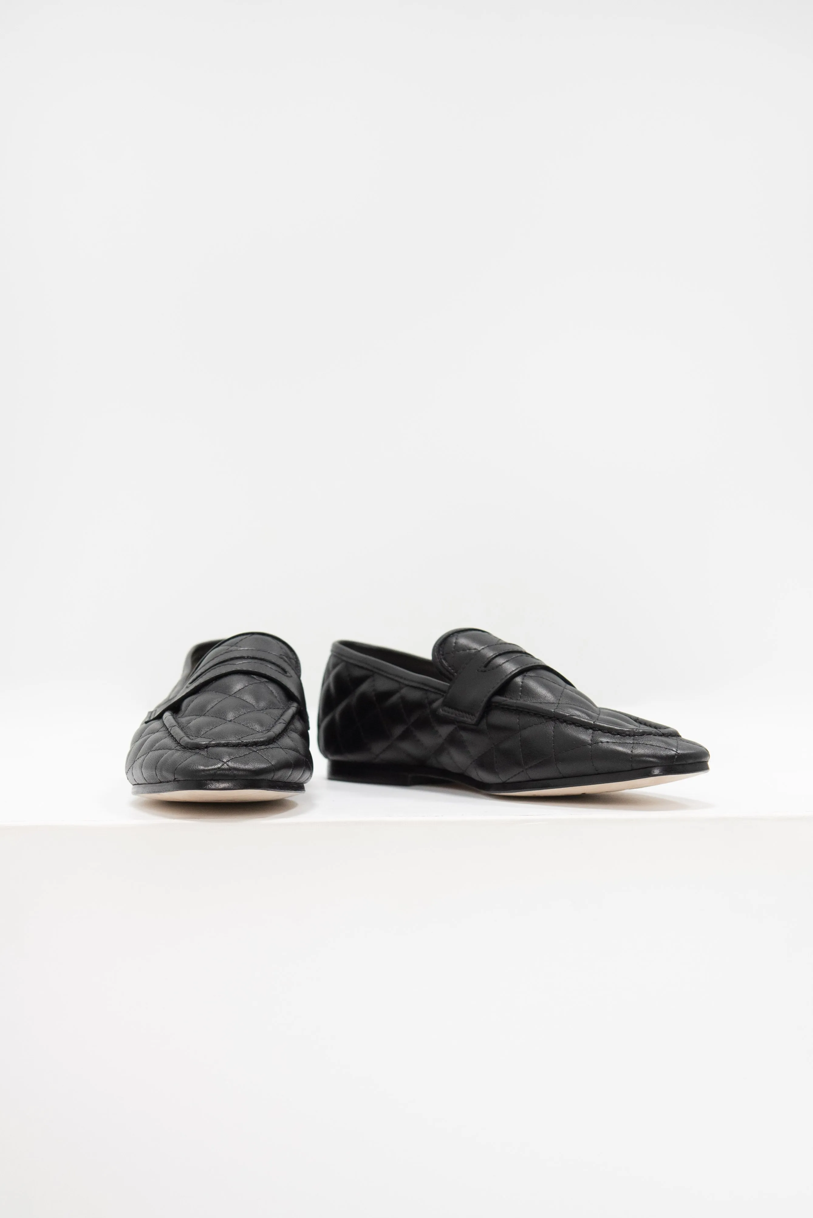 Essenziale Classic Loafer, Quilted Black