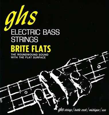 Ghs Bass Brite Flats Long   Light 45-98