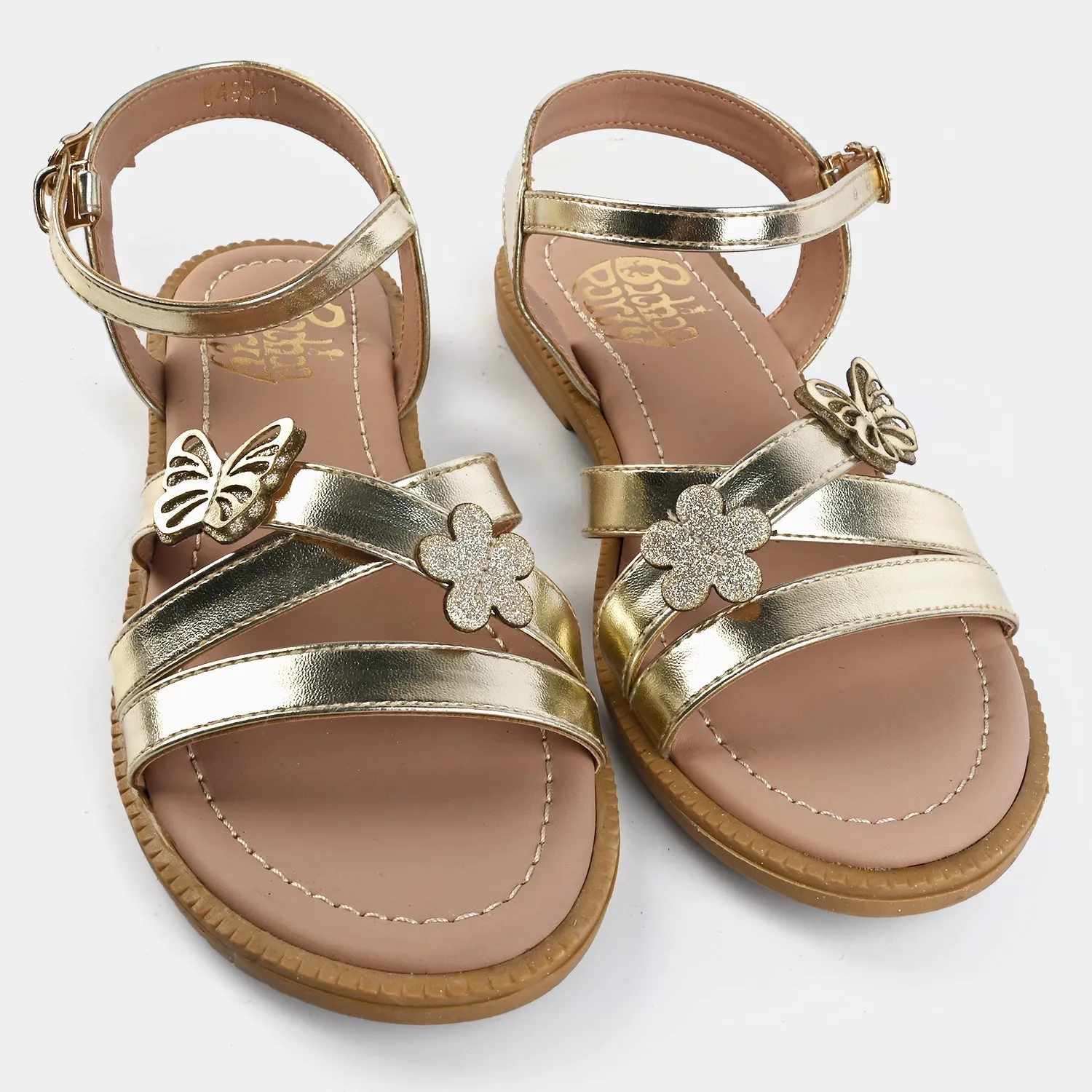 Girls Sandal 0499-1-Golden