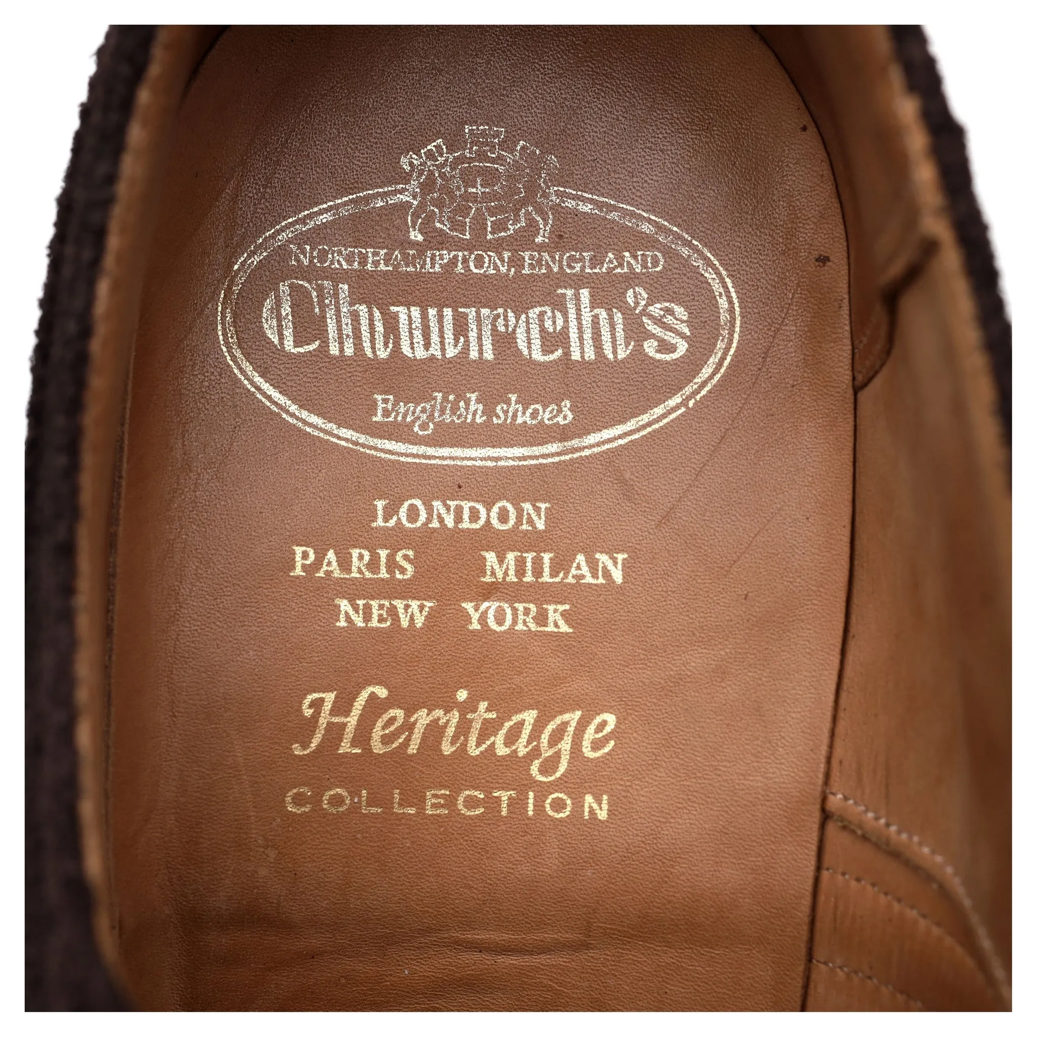 'Highgrove' Dark Brown Suede Oxford Brogues UK 7.5 F