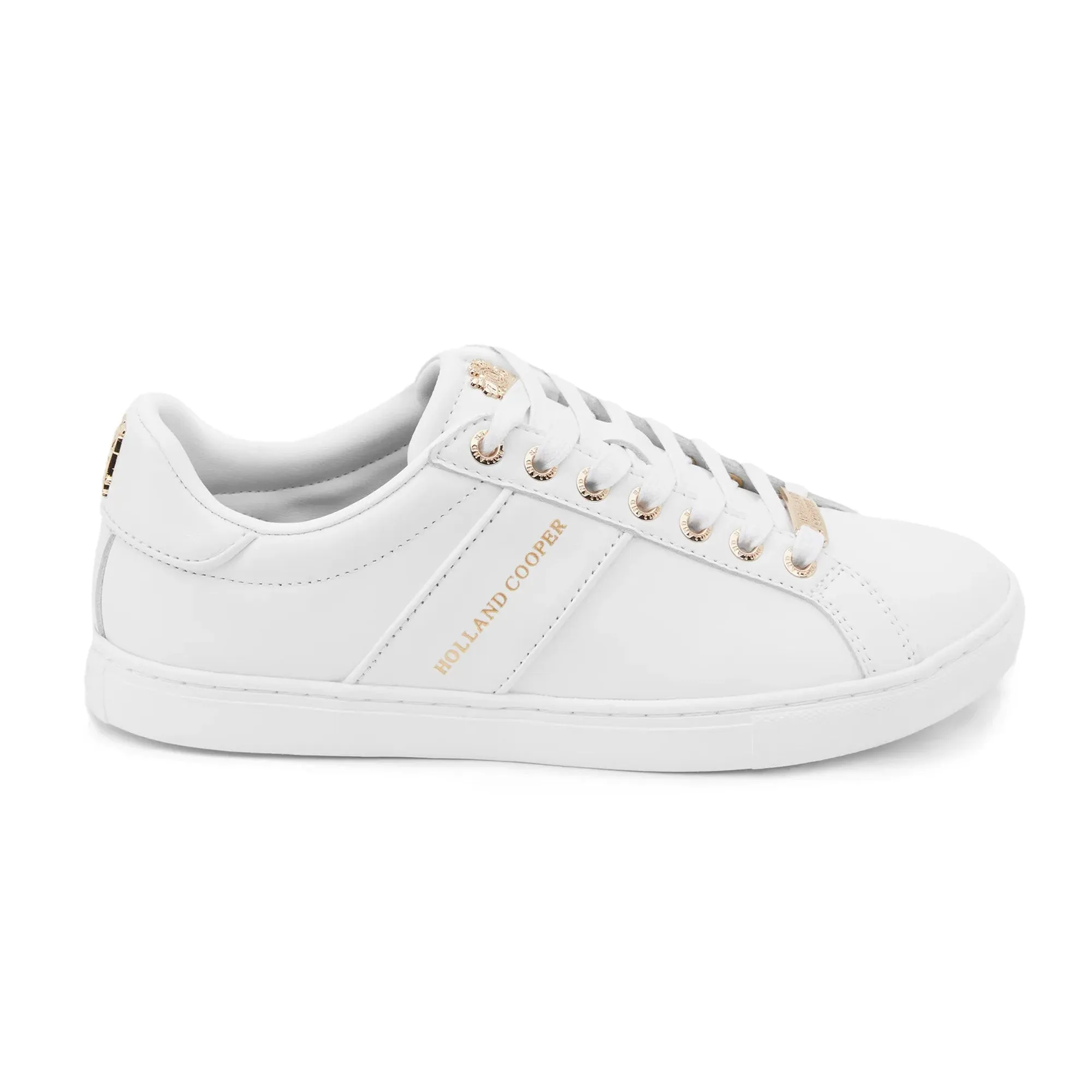 Holland Cooper Knightsbridge Court Trainer - White