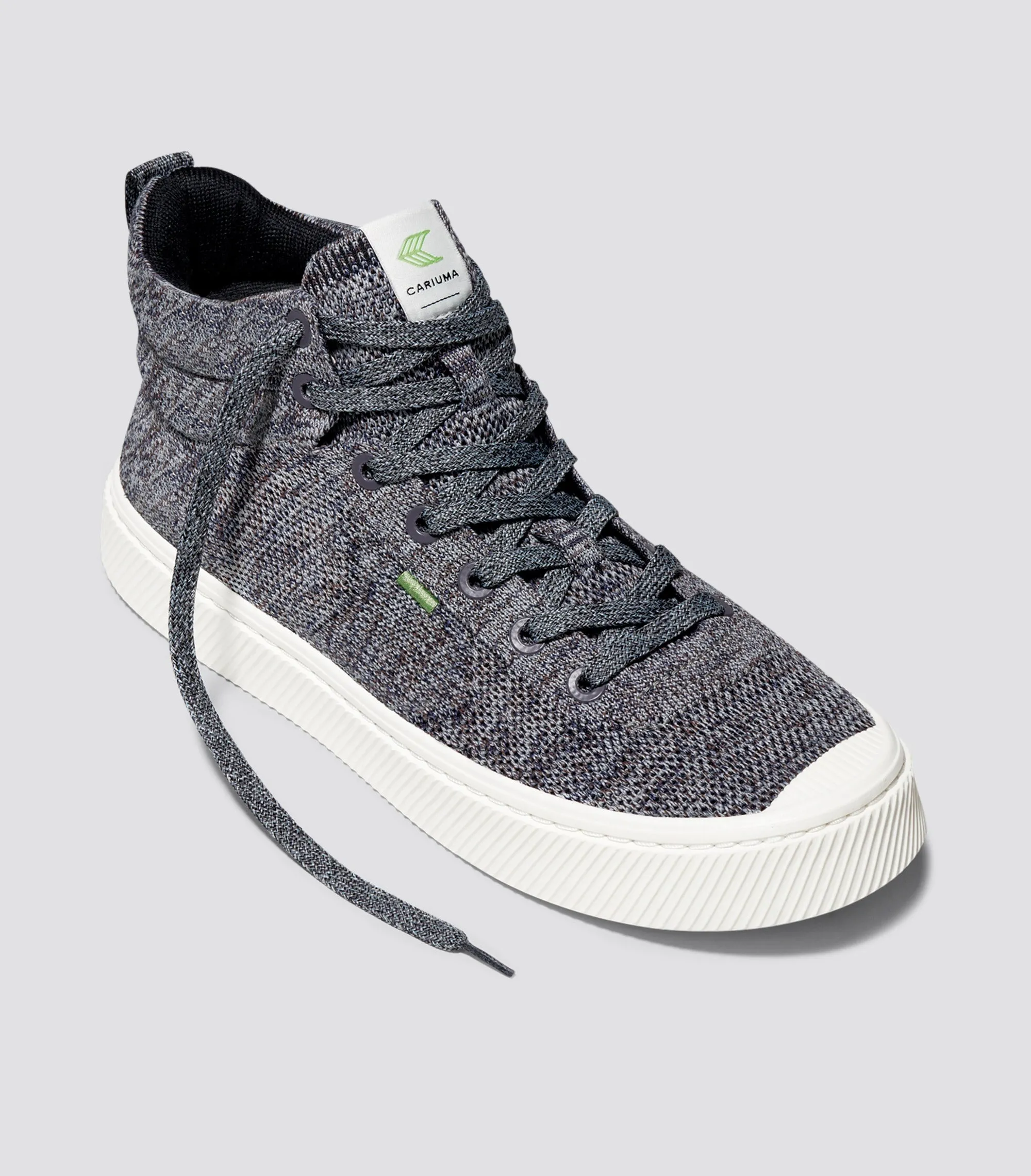 IBI High Stone Grey Knit Sneaker Men