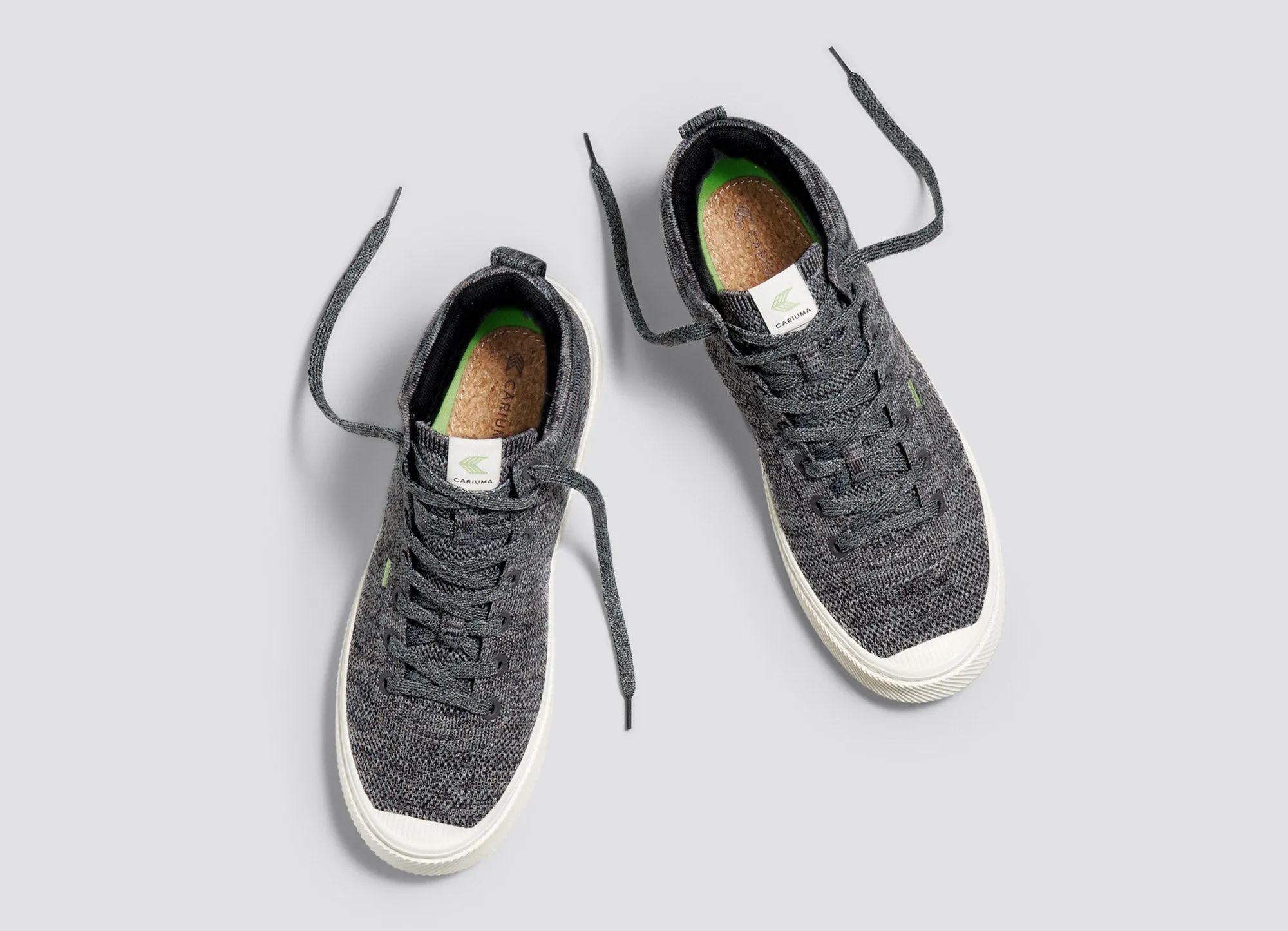 IBI High Stone Grey Knit Sneaker Men