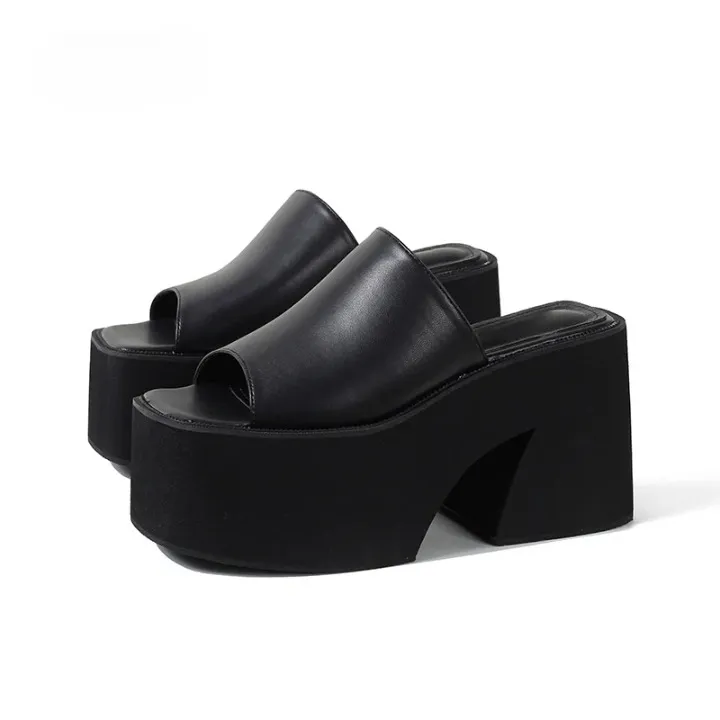 Joskaa 2024 New Chunky Heels Sandals