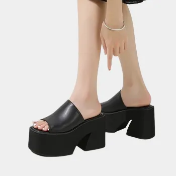 Joskaa 2024 New Chunky Heels Sandals