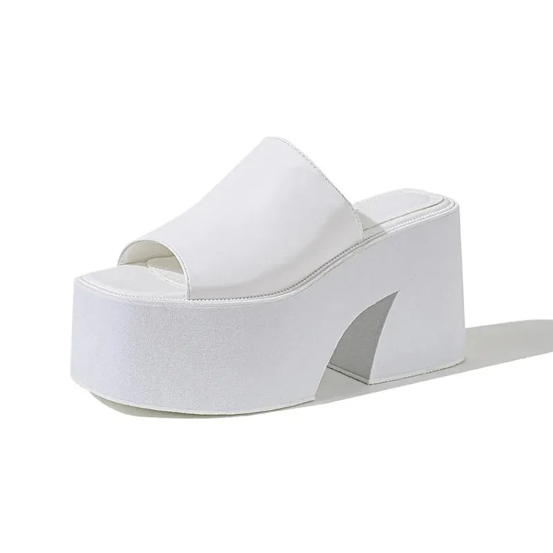 Joskaa 2024 New Chunky Heels Sandals