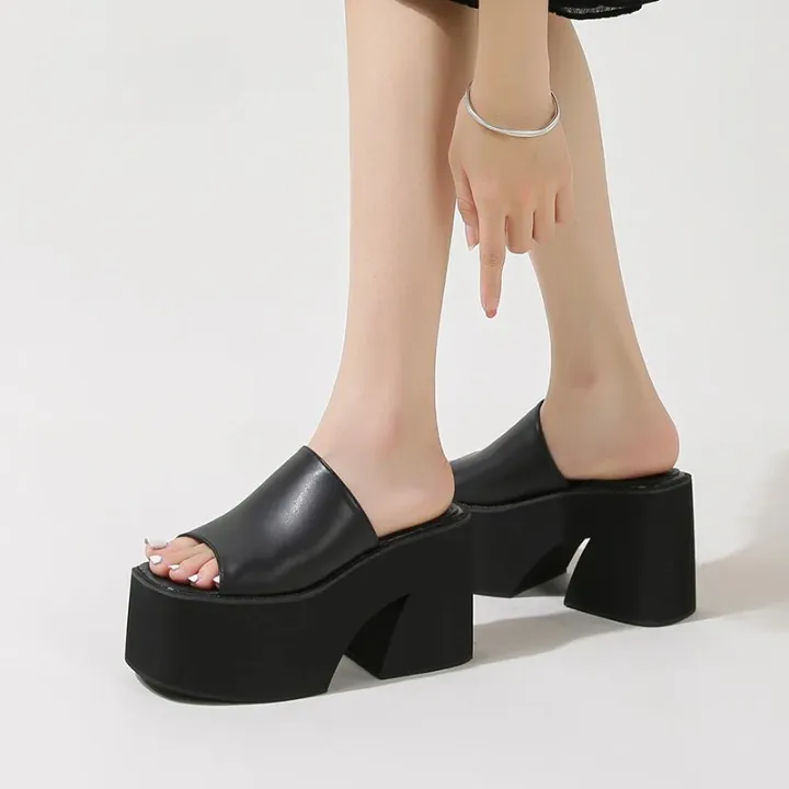 Joskaa 2024 New Chunky Heels Sandals