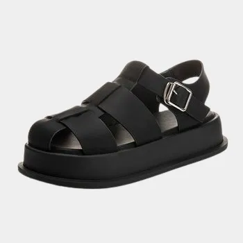 Joskaa 2024 New Ladies leather Chunky Sandals