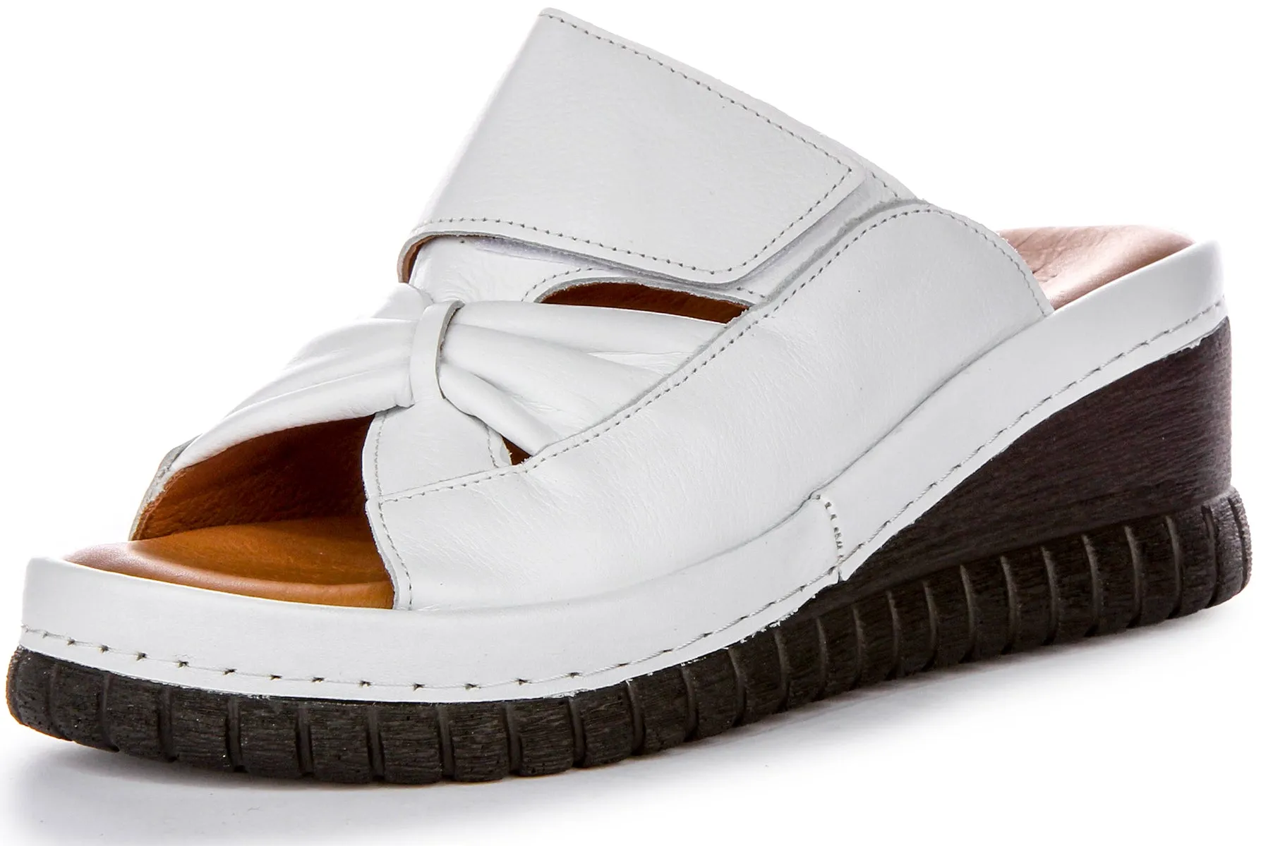 Justinreess England Sloane Soft Footbed In White For Women