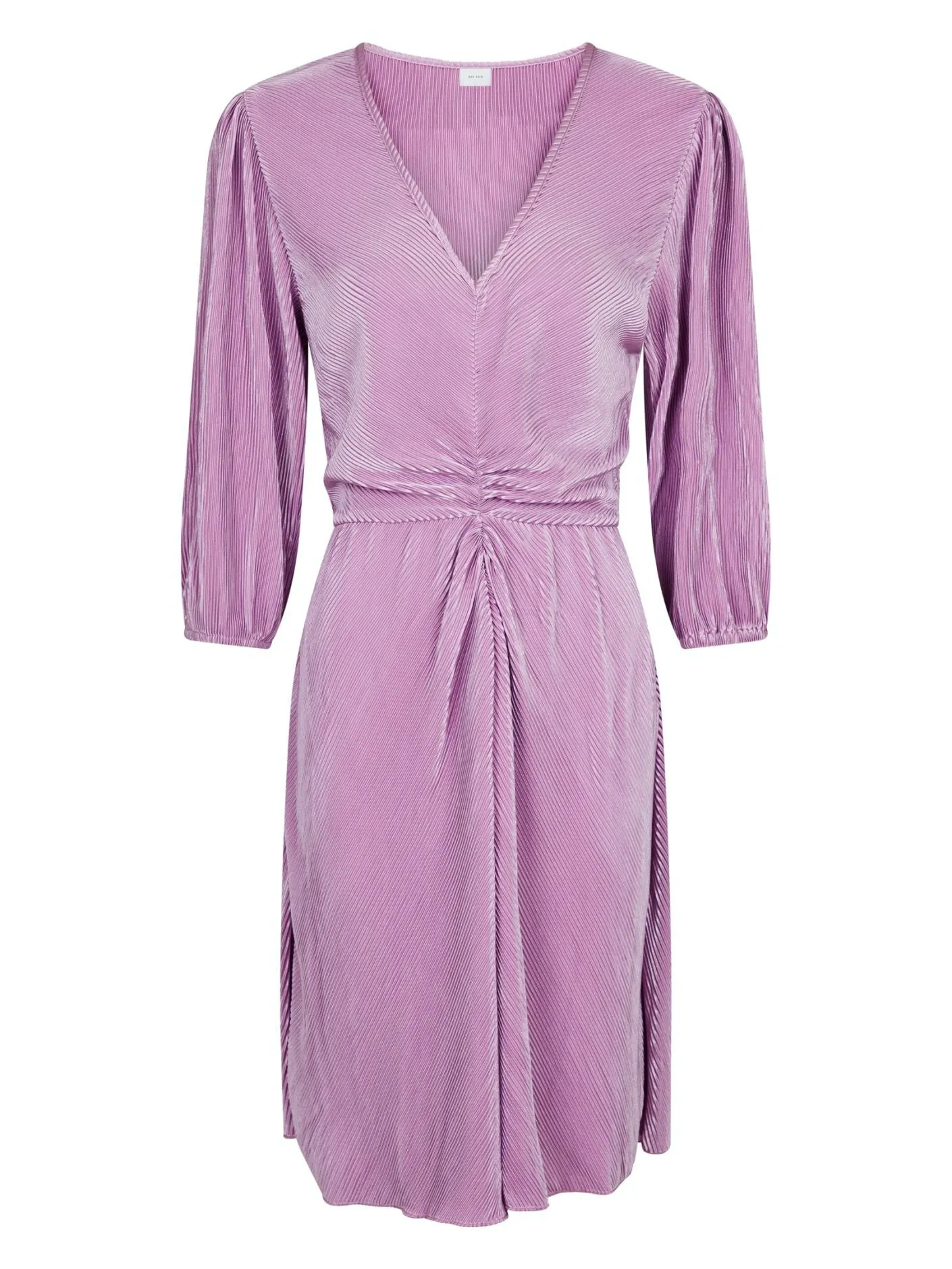 Lexie Solid Dress - Lavender