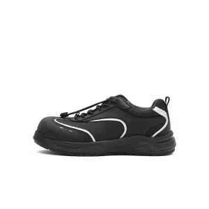 Lightweight Round-Toe Running Sneakers