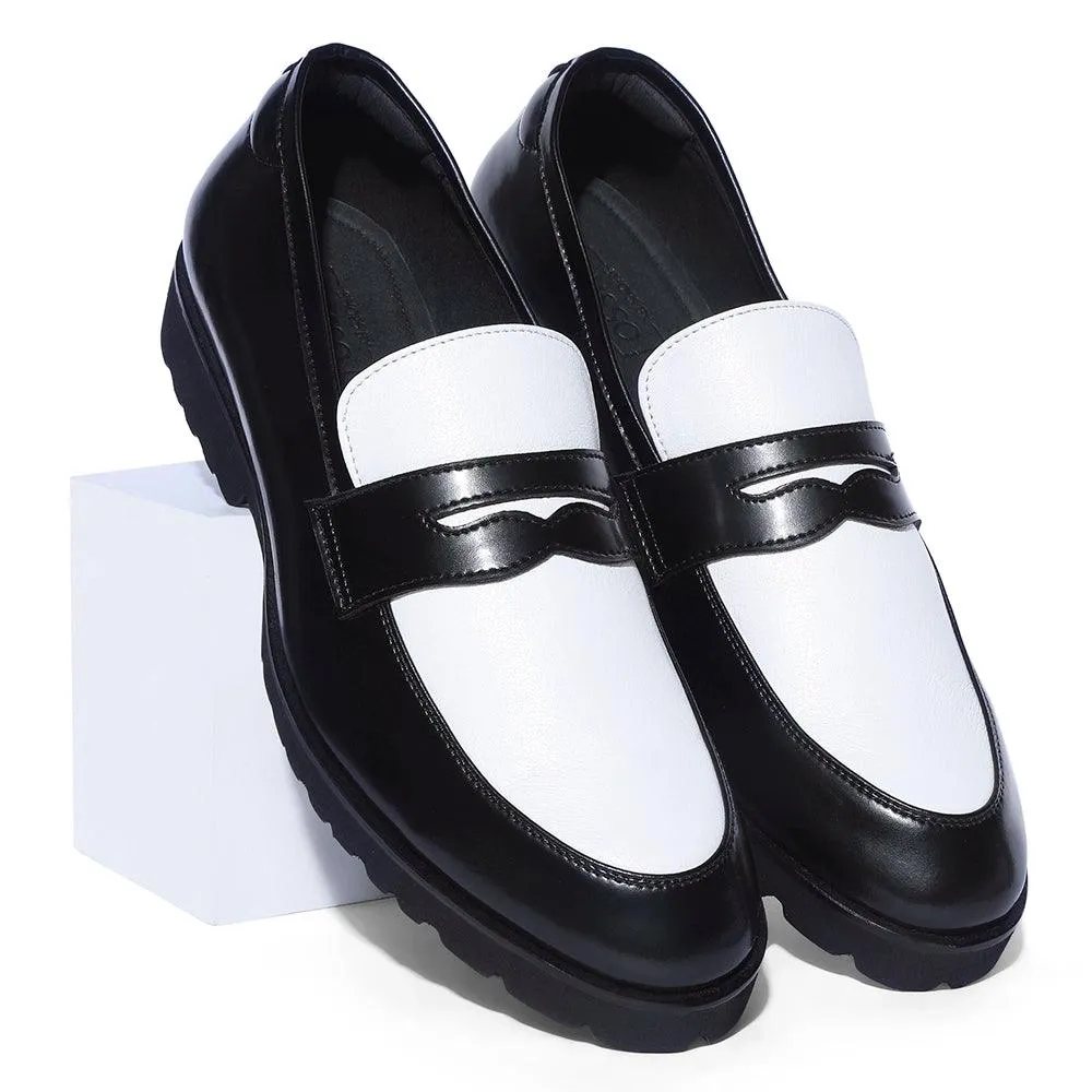 Lorano - Featherlite Black Penny Loafers