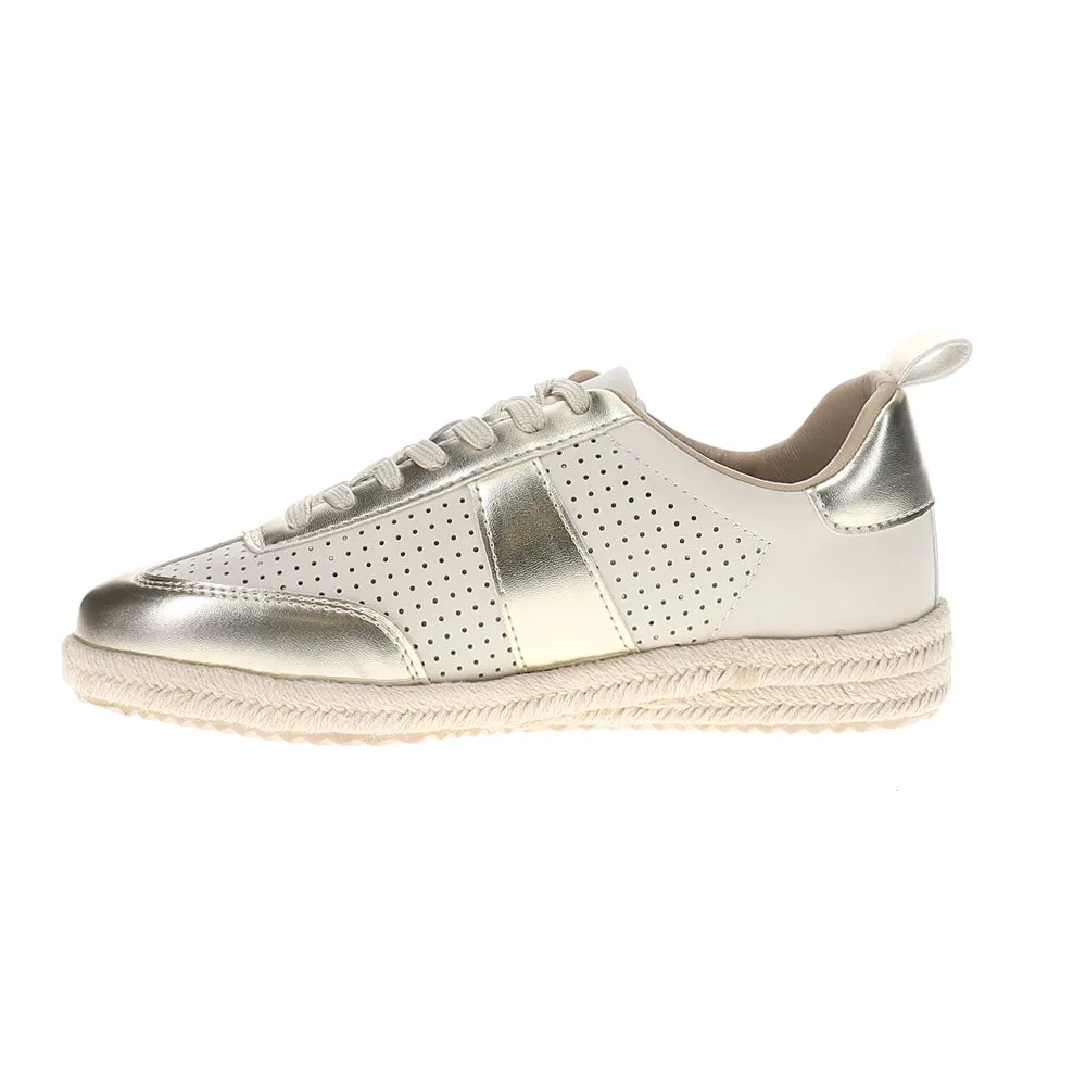 May Metallic Espadrille Sneakers