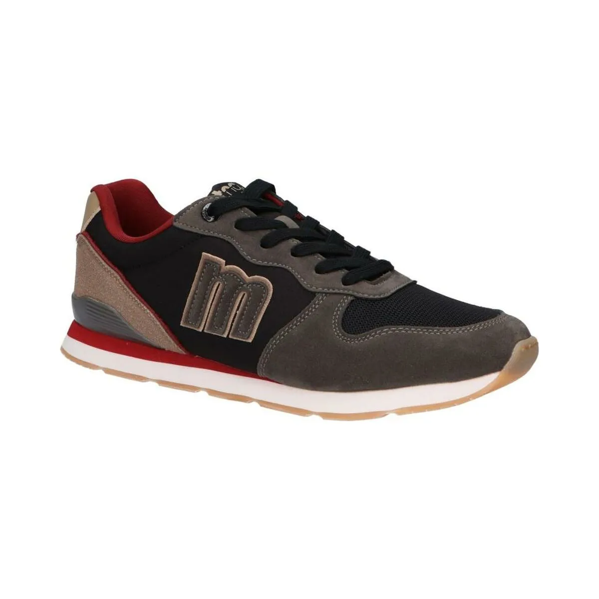 Men’s Casual Trainers Mustang LOTTOS PEWTER NIX BLACK 84467 C56403 Black