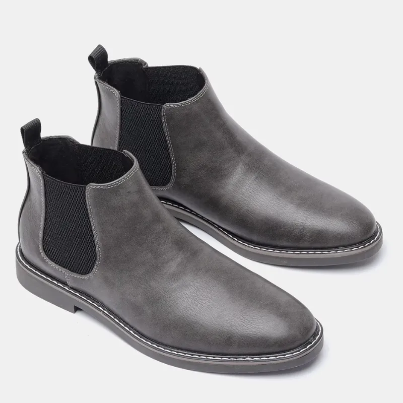 Men's Casual Vegan Leather Chelsea Boots | Perfect for All Seasons