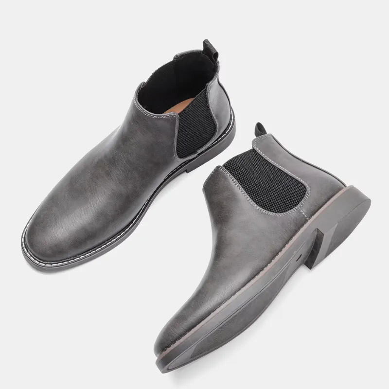 Men's Casual Vegan Leather Chelsea Boots | Perfect for All Seasons