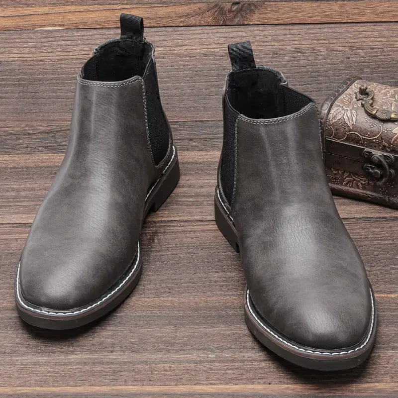 Men's Casual Vegan Leather Chelsea Boots | Perfect for All Seasons