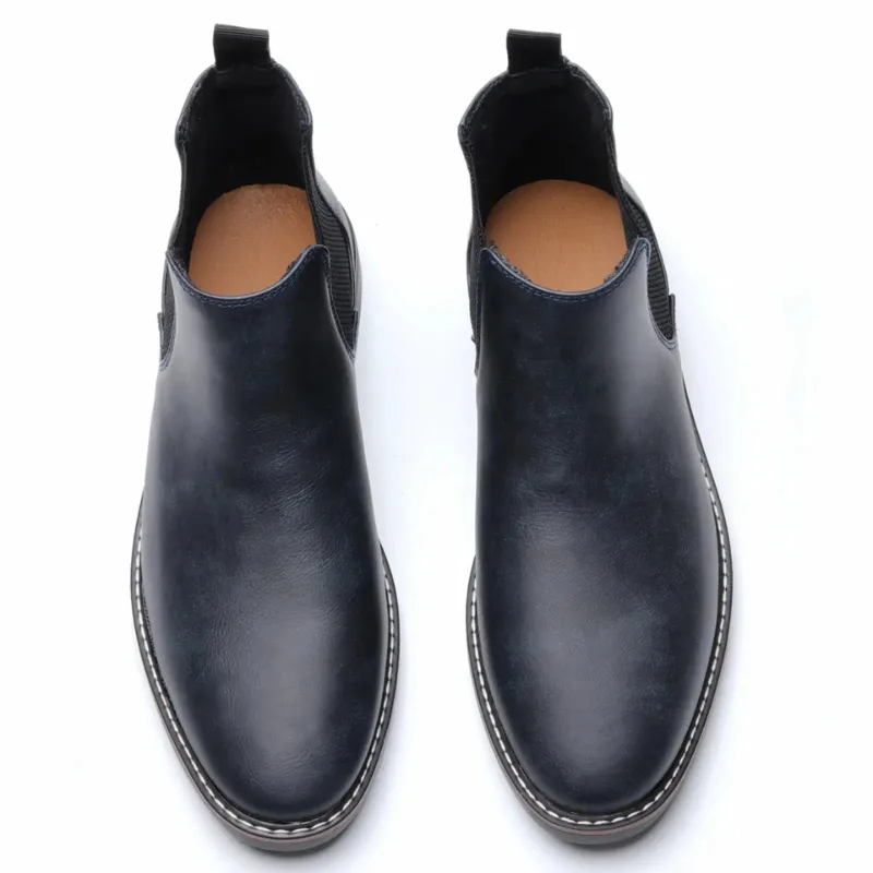 Men's Casual Vegan Leather Chelsea Boots | Perfect for All Seasons