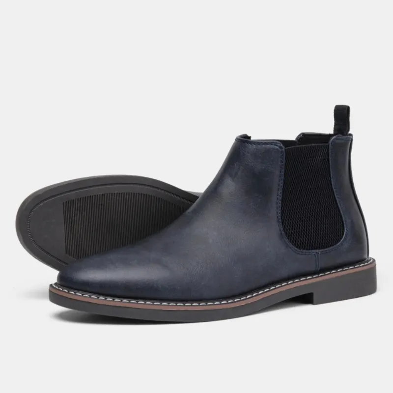 Men's Casual Vegan Leather Chelsea Boots | Perfect for All Seasons