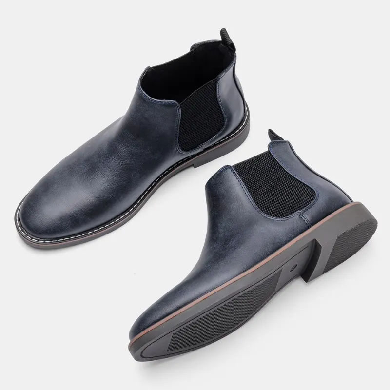 Men's Casual Vegan Leather Chelsea Boots | Perfect for All Seasons